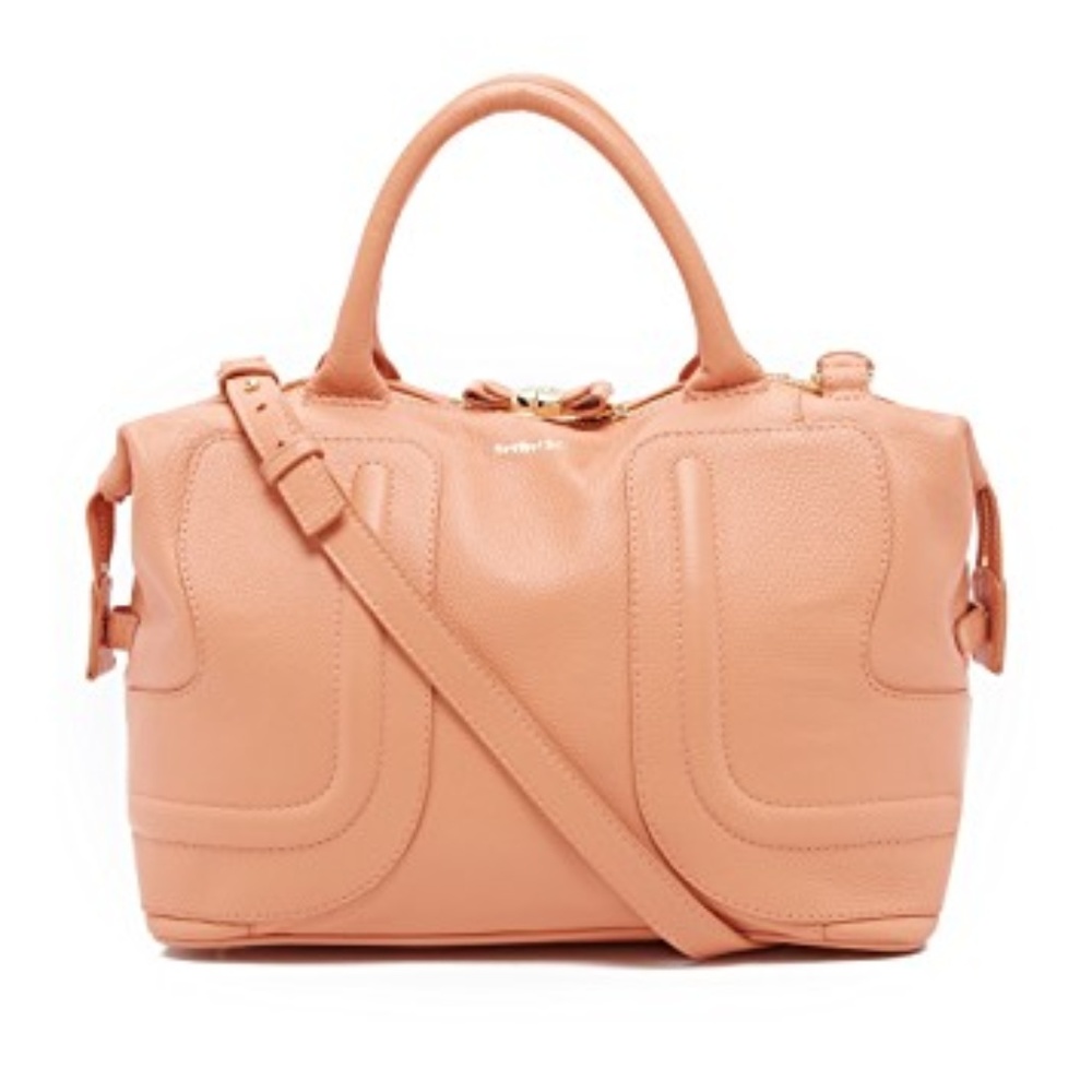 See by Chloe Kay Medium Satchel, Sweet Peach